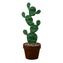 Hi-Line Gift Ltd. Metal Cactus Fountain with River Stones - Outdoor