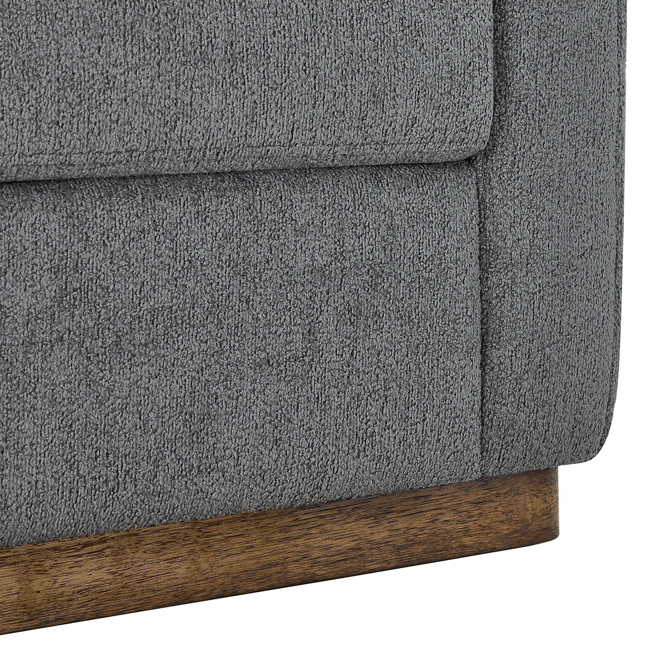 Better Homes & Gardens Lillian Accent Swivel Chair, Charcoal Boucle