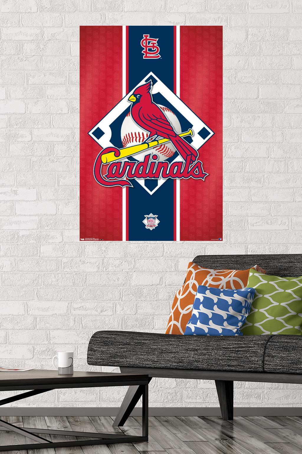 MLB St. Louis Cardinals - Logo 15 Wall Poster, 22.375" x 34"