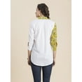 thumbnail image 3 of Moomaya Printed Boyfriend Shirts For Women, Full Sleeve Button Down Pocket Shirt, 3 of 9
