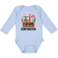 thumbnail image 3 of Inktastic Construction Future Contractor Boys or Girls Long Sleeve Baby Bodysuit, 3 of 5