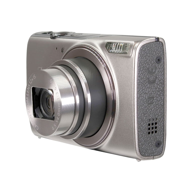 Canon IXY 650 Digital Camera, 12x Zoom, Full HD, Silver Bundle