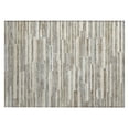 thumbnail image 2 of Addison Rugs Chantille Indoor/Outdoor Transitional Stripes Taupe Washable Rectangle Rug, 1'8" x 2'6", 2 of 6