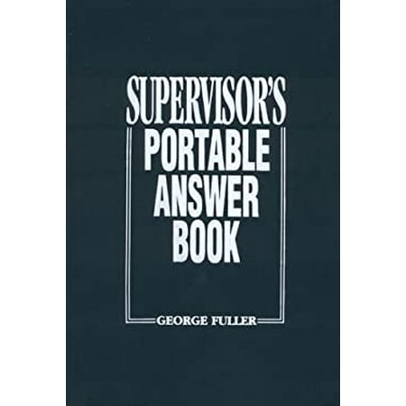 Supervisor's Portable Answer Book, Used [Paperback]