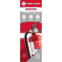 First Alert HOME2PRO Rechargeable Compliance Fire Extinguisher UL rated 2-A:10-B:C, White