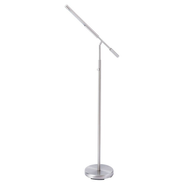 Lite Source Ls 81719 Cayden Iii 44 Tall Integrated Led Boom Arm Floor Lamp Nickel Com Lite Source Ls 81719 Cayden Iii 44, Equo Led Floor Lamp