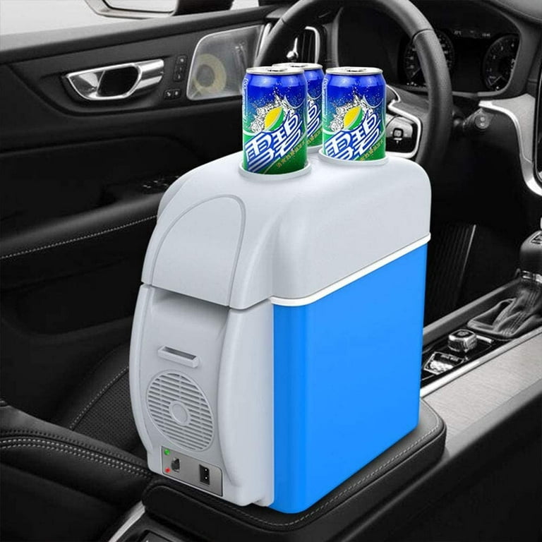 OUKANING Portable Mini Car Refrigerator, 12V 7.5L Car Fridge Cooler and  Warmer for Vehicle RV Boat Trucker Camping, Fishing 