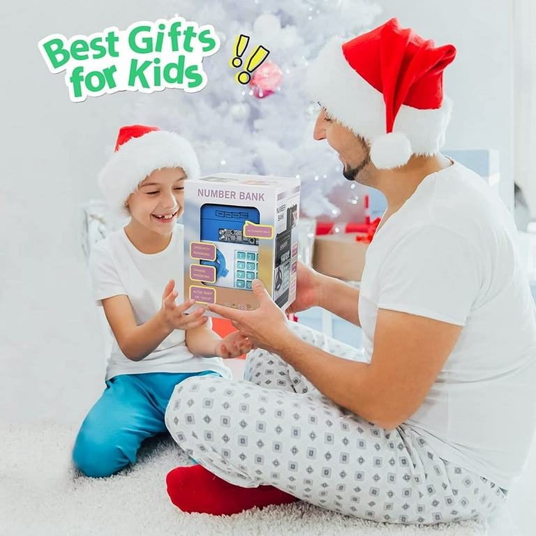 Piggy Bank Toys pour 6 7 8 9 10 Cadeaux de fille de 11 ans, boîte  d'économie d'argent pour adolescentes jouets 6-8-10-12, cadeaux d' anniversaire de Noël pour 7 8 ans G