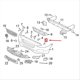 thumbnail image 1 of 1Pair Car Front Bumper Headlight Washer Nozzle Cover For, 1 of 4