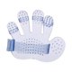 thumbnail image 2 of Cepillo de baño azul masaje de cinco dedos palma gato y perro cepillo de baño belleza suministros de limpieza para mascotas 12,5 10,5 cm, 2 of 4