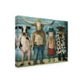 thumbnail image 4 of Trademark Fine Art 'Cattle Line Up' Canvas Art by Leah Saulnier, 4 of 4