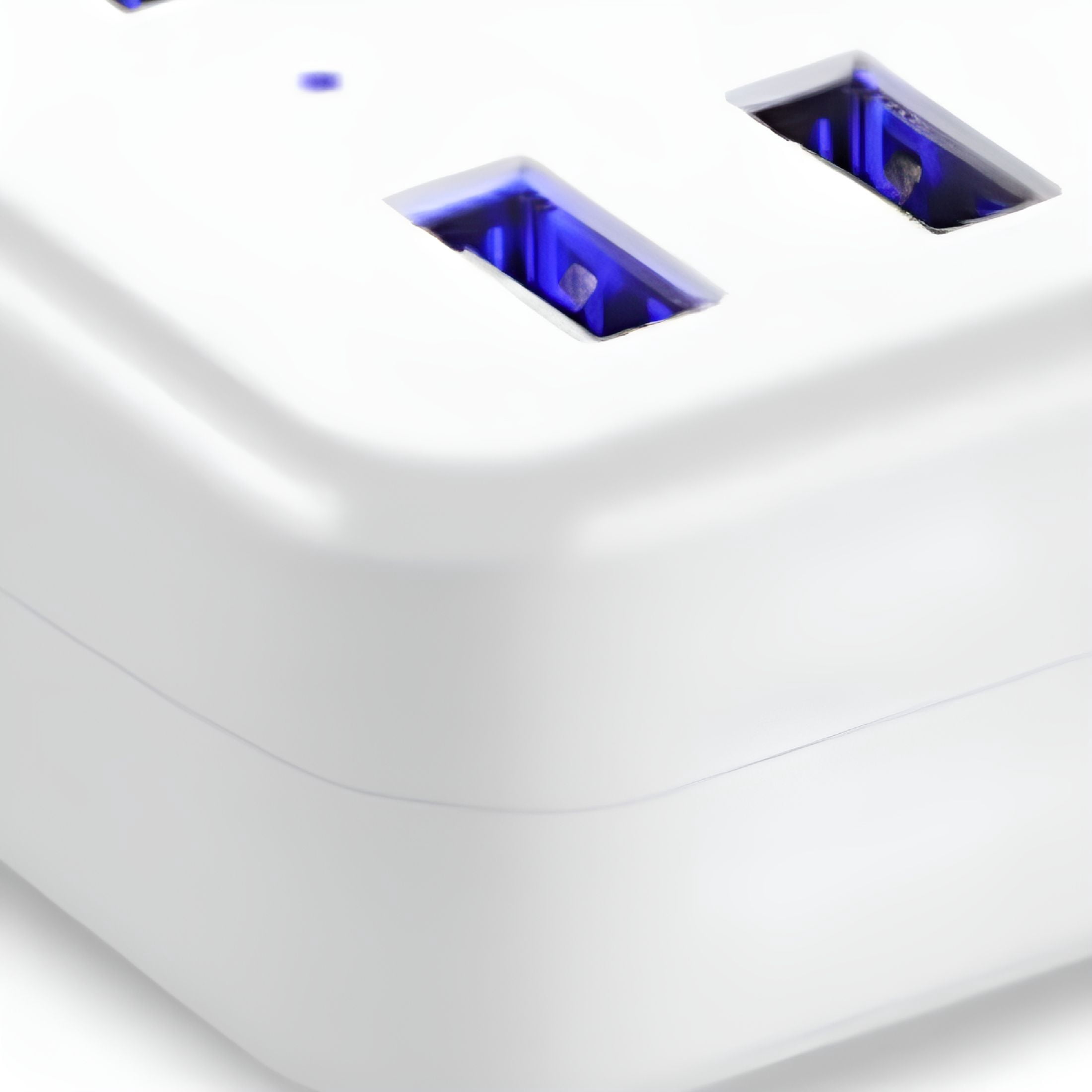 GJX 8-Port Smart Multi USB AC Wall Charging Station Fast Charger Hub LCD