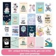 thumbnail image 4 of 50Pcs Uniqe Birthday Cards with Envelopes and Stickers,Greeting Cards Birthday Cards Pack, Birthday Card Pack for Kids, 4 of 5