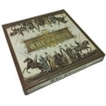 thumbnail image 4 of Antique White  Brown Norse Viking Chess Set 18" Black White Faux Leather Board, 4 of 6