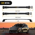 thumbnail image 3 of Nilight Roof Rack Cross Bars Fit for 2019-2024 Kia Telluride S SX SX-P EX Aluminum Rails Crossbars with Anti-Theft Lock for Rooftop Cargo Carrier Luggage Box Tent(Not for X-Line and X-Pro), 3 of 7