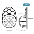 Portable Stretch Rack TSV, Hat Washer Cage, 2pcs for Washing Machine and Dishwasher, Black ...