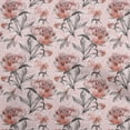 thumbnail image 1 of oneOone Tissu Velours Rose Tissu Floral pour Robe Tissu Imprimé au Mètre 58 Pouces de Large, 1 of 4