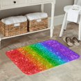 thumbnail image 5 of Kdxio Glitter Rainbow,16" x 24", Non-Slip Front Door Mats,Outdoor Welcome Mat Washable, 5 of 9