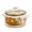 Pumpkin 2.3 Qt, variant on METALAC Songbird Enamel Stockpot with Glass Lid 5.7 Qt (5.4 L) Enameled Steel Stock Pot for Cooking Induction Soup Pot, Ivory and Blue