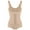 Beige, variant on Vaslanda Shapewear for Women Tummy Control Fajas Colombianas Body Shaper Zipper Open Bust Bodysuit
