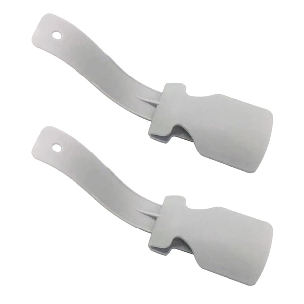 Levantador De Zapatos 2 piezas de calzador portátil duradero fácil de poner y quitar para hombres y mujeres (gris)