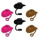 thumbnail image 2 of Adornos de paja para beber, Protector de paja con forma de sombrero de vaquero, sello hermético, cubierta de puntas de paja de silicona creativa para Mezcla de 6 piezas., 2 of 9