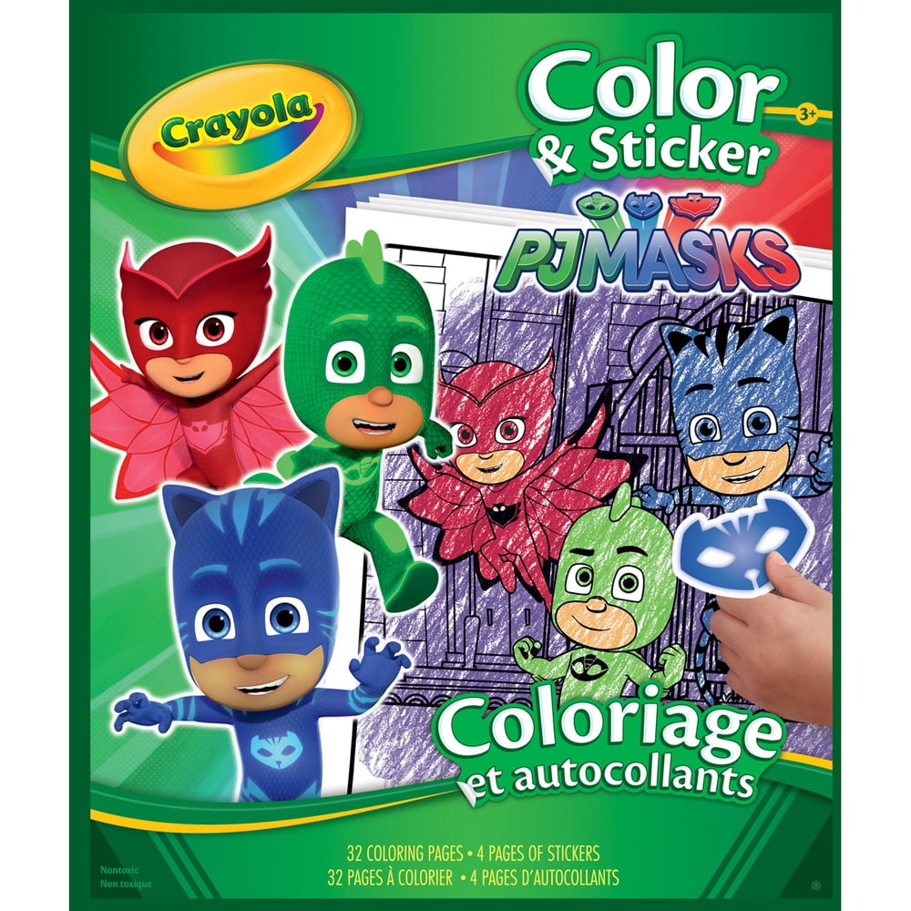 Crayola Color 'N Sticker Book 10X85Pj Masks
