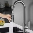 thumbnail image 2 of Kitchen Faucets 304 Stainless Steel Pull Out Kitchen Sink Water Tap Deck Mounted Mixer Heads Hot Cold Taps Third Gear, 2 of 7