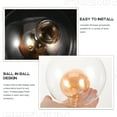 thumbnail image 4 of Flat Spherical Glass Lampshade Light Ceiling Fan Shades Accessory Replacement Cover Hanging, 4 of 6