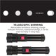 thumbnail image 4 of Linterna De Aleación De Aluminio Foco Telescópico Linterna Led Carga Usb Linterna De Trabajo Con Cuatro Engranajes Rango De Tiro Lejano Para Caminatas Al Aire Libre Caminar matsuzay HA022310-00, 4 of 7
