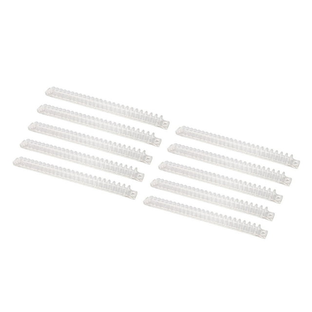 Bobinas De Encuadernación, Lomos De Encuadernación De Canutillo De Plástico Capacidad De 100 Hojas Para La Escuela YLSHRF Plastic Comb Binding Spines