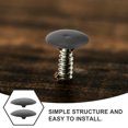 thumbnail image 1 of HAMPPLIES 400Set Screw Protector Caps Cross Design for Furniture and Cabinets Black Plastic Decorative, 1 of 6