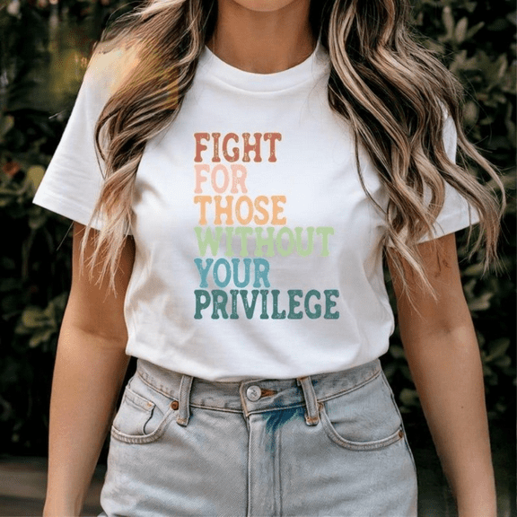Social Justice T-Shirt, "Fight for Equality" Inspirational Tee, Activist Top S-4XL