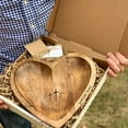 thumbnail image 3 of Kettion Wooden Heart Prayer Bowl 9.06" Heart Religious Wood Decorative Bowls, Set of 13, 3 of 6