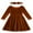 Dark Caramel, variant on 2-7T Toddler Girls Christmas Velvet Twirl Dresses + Headband, Little Girl Casual Long Sleeve Swing A-Line Skater Party Dress, 2-7 Years, Burgundy
