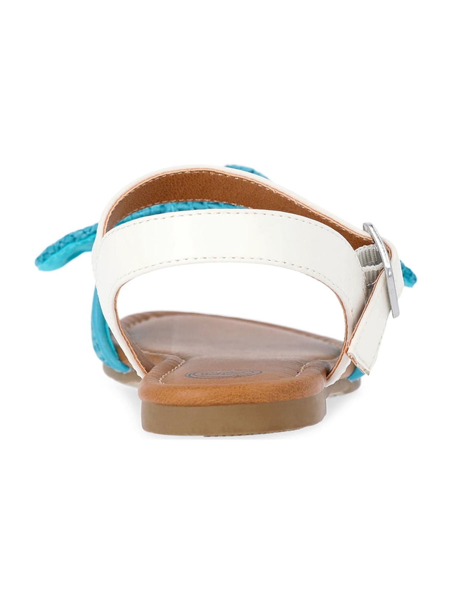 Wonder Nation Girls Raffia Swim Bow Sandals