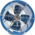 thumbnail image 6 of DENEST 16 inch Axial Fan Cylinder Pipe Spray Booth Paint Fumes Exhaust Fan Silent 110V, 6 of 8