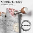 thumbnail image 2 of Outdoor Curtains for Patio Waterproof, Grey Snowman Christmas Outdoor Privacy Panels Grommet, Xmas Tree Coastal Snowflake Starfish Blackout Outside Curtains for Porch/Cabana 54"x108", 1 Panel, 2 of 8