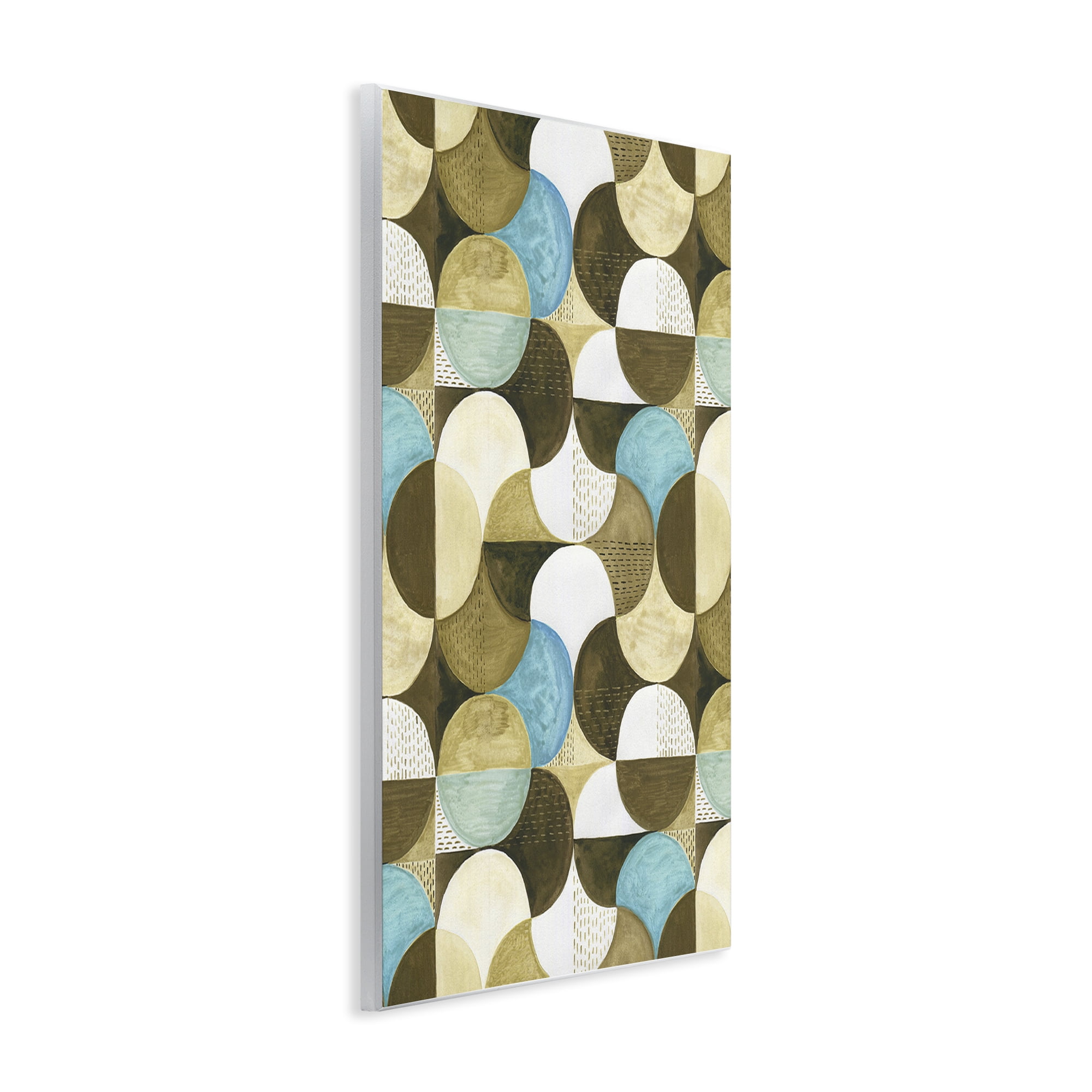 Stupell Industries Boho Circular Pattern Abstract Painting Unframed Art Print Wall Art, 13 x 19