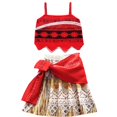 thumbnail image 2 of VOGUEON Moana Adventure Girls Fancy Dress Vaiana Clothing Kids Birthday Party Dress Outfits Princess Cosplay Costume Child zhangyuxiang LED, 2 of 2