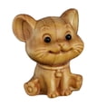 thumbnail image 1 of Figura de Madera de Ratón, Cultura Estética Encantadora Decoración de Artesanía para animal para dormitorio, 1 of 8