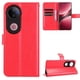 thumbnail image 1 of For vivo V50 5G PU Leather Case with Strap Crazy Horse Texture Phone Wallet Cover - Black, 1 of 5