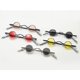 thumbnail image 3 of Gafas de sol retro mini redondas con montura metálica para hombre, pequeñas y redondas, color negro, 3 of 3
