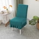 thumbnail image 4 of Funda de asiento de silla universal, gruesa y de alta elasticidad | Gran elasticidad, se adapta a la mayoría de las sillas | Decoración para cocina y comedor | Tejido de poliéster en verde, caqu, 4 of 6