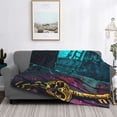 thumbnail image 6 of Throw Blanket for Couch - Lost Golden Key Soft Comfy Lightweight Cozy Warm Throw Blanket, Fuzzy Plush Flannel Blanket & Throws for Sofa and Bed All Season, 6 of 8