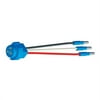 Grote Stop Tail Turn Three-Wire Plug-In Pigtail For Male Pin Lights, 6" Long, Ground Return