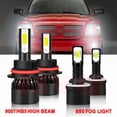 thumbnail image 2 of Applies to LED 9007 880 High/Low Beam 14000 Lm Headlight Kit for Dod, 2 of 10
