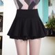 thumbnail image 2 of Minifalda plisada de gasa para mujer: corte A de cintura alta, cintura elástica, tallas S-XL, 92 % poliéster. Bonita falda informal., 2 of 5