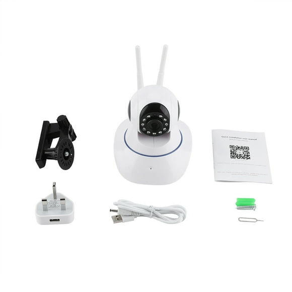 360° 1080P Panoramic Wifi Camera Smart Sensor For Home Security Cam UK 100 -240V