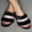 Black, variant on Deals ABPWLY Women's Summer Suede Home Shoes Indoor and Outdoor Flash Drilling Slippers